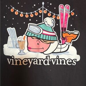 Vineyard Vines Black Cotton Tee